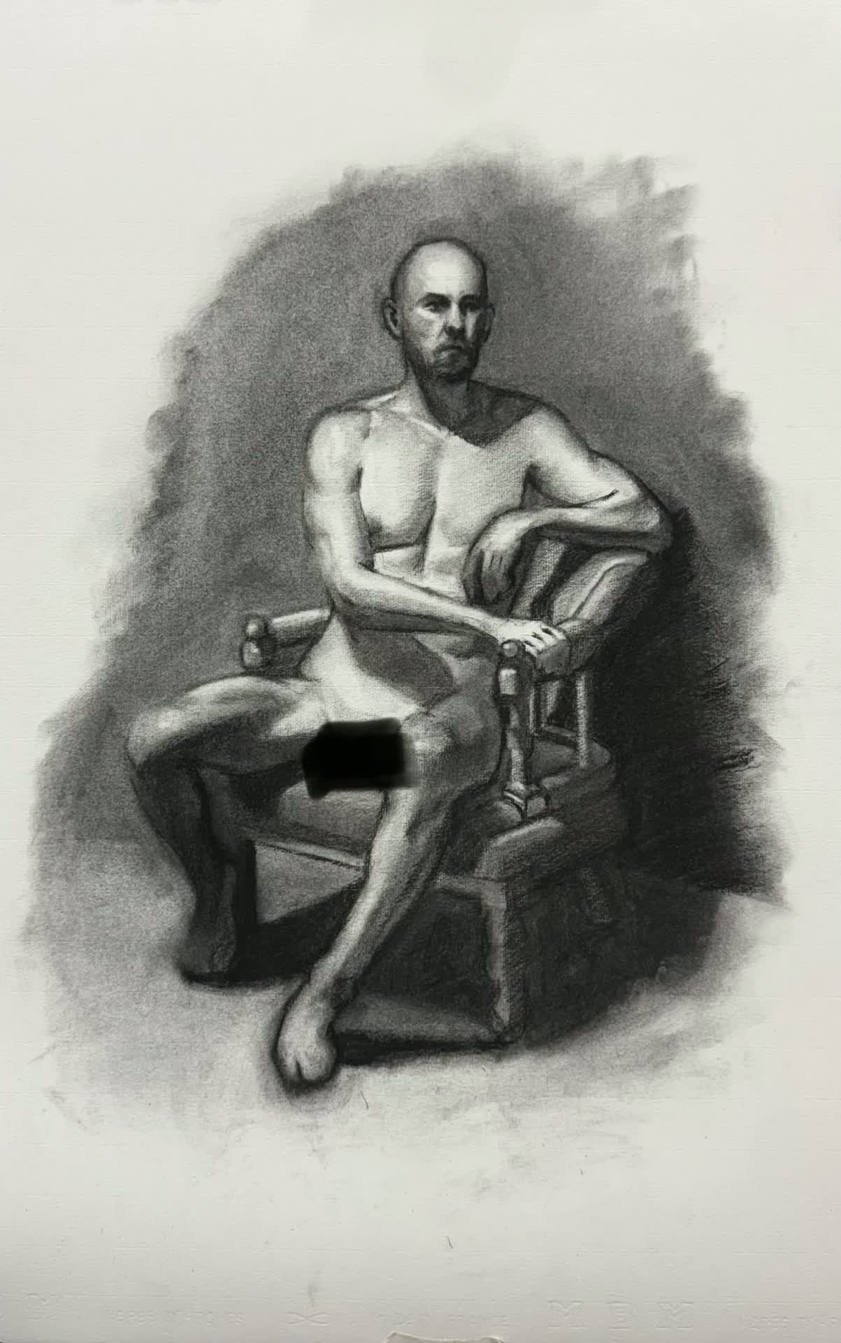 Kane (Study) — Charcoal on MBM Arches paper