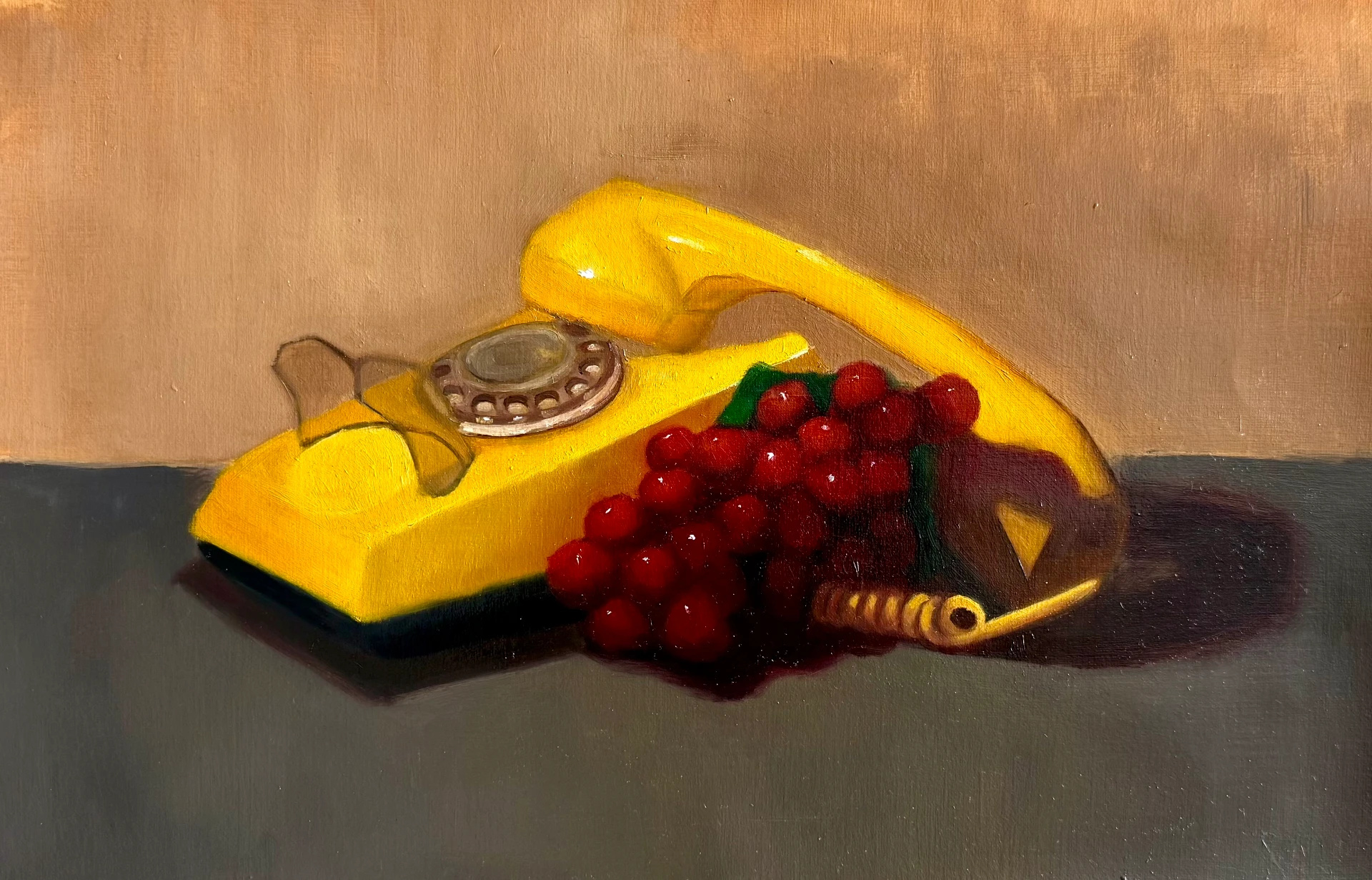 It's Time For Wine — Oil on canvas paper