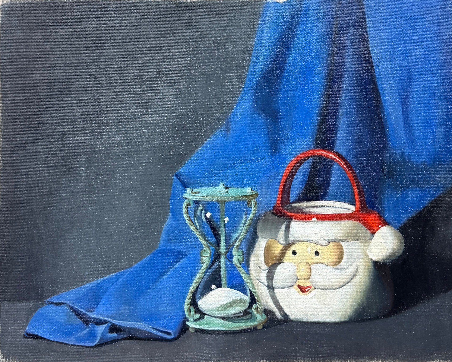 July Chrissie — Oil on canvas paper