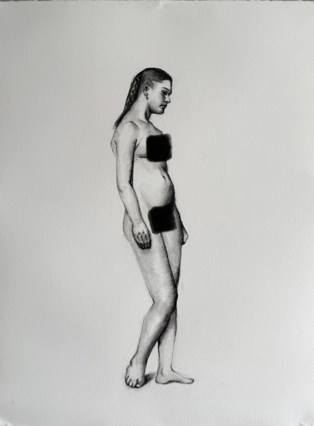 Untitled Study 15 — Oil on canvas paper