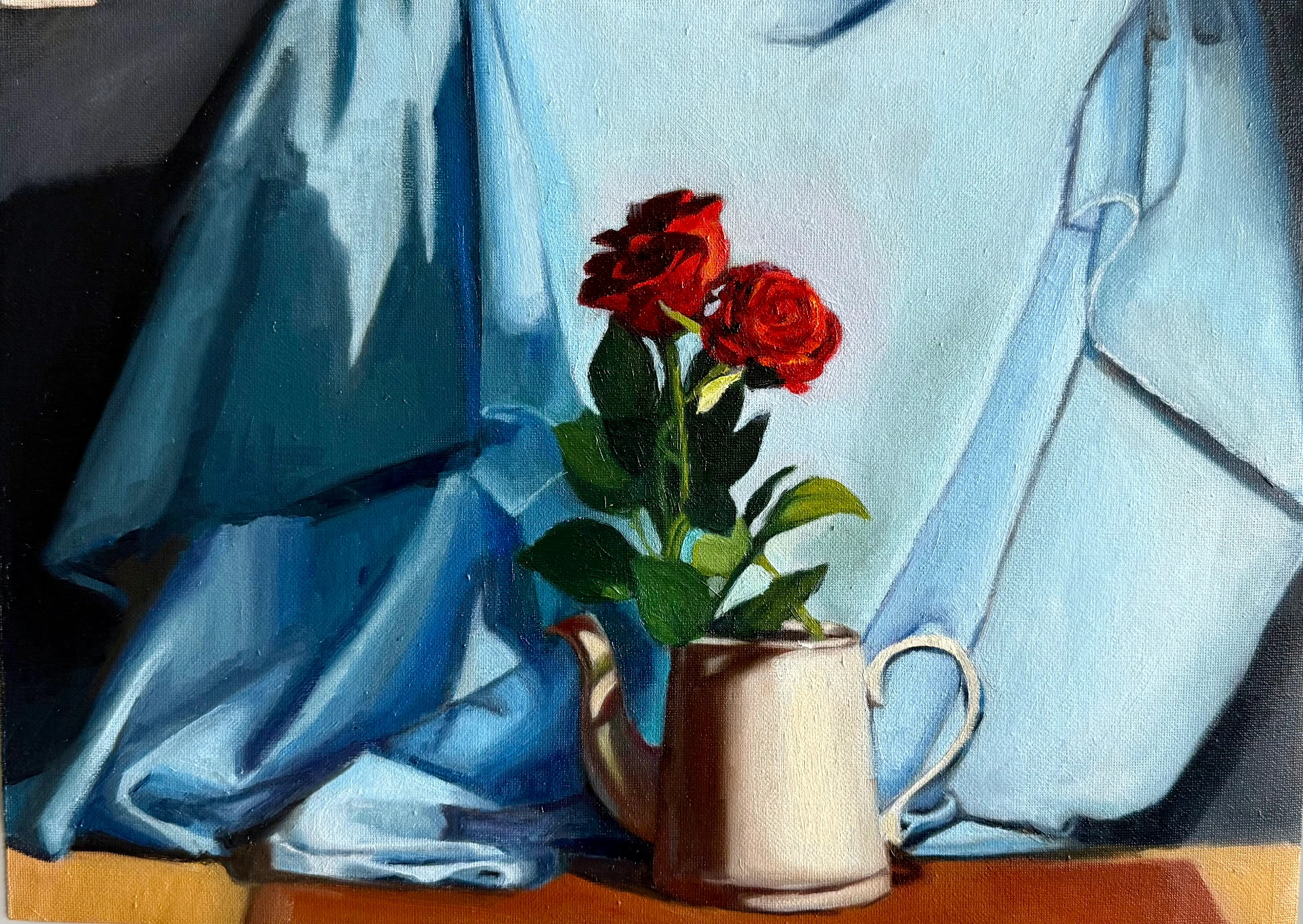 C'est La Vie (en rose) — Oil on canvas paper