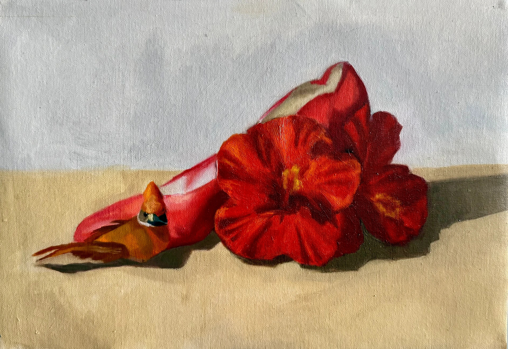 The Wedding Shoe — Oil on canvas paper